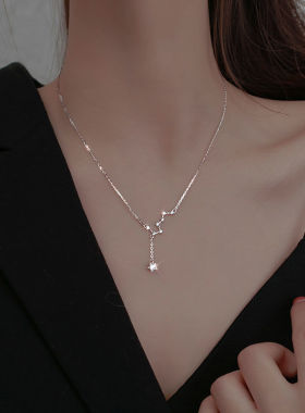 北斗七星小众设计感流苏锁骨链