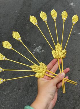 唐风复原凤尾珠钗汉服影楼发簪