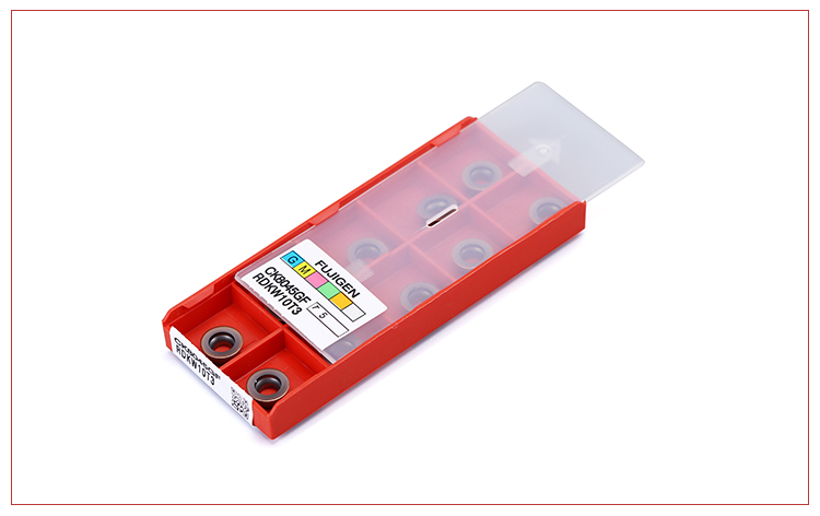 富士元数控刀片RDMT10T3硬质合金圆形铣刀片钢件不锈钢R5加厚刀粒-图2