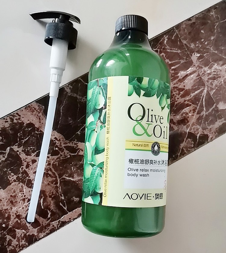 【1L/每瓶】奥意橄榄油舒爽补水沐浴露oliveoil 黛维莉 自然清爽 - 图0