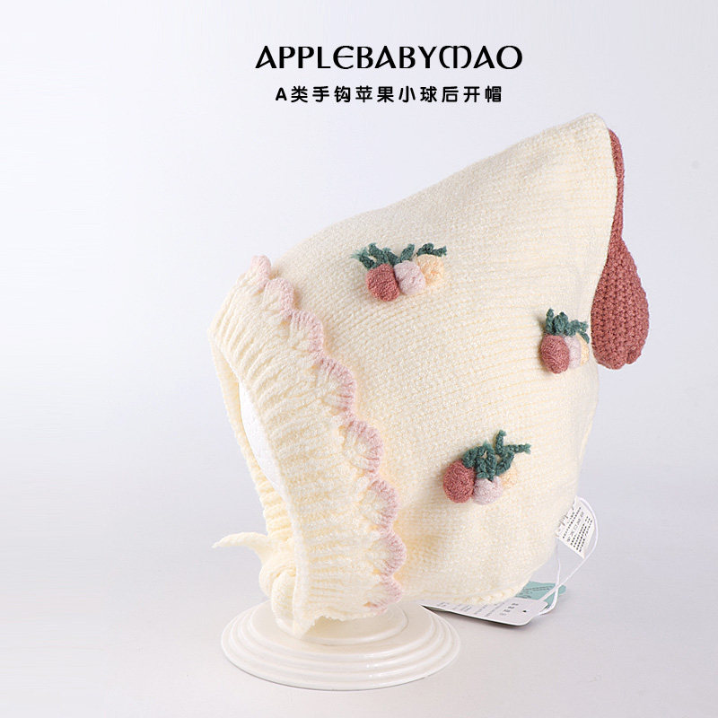 嘟嘟啦冬季女宝宝可爱护耳毛线帽婴幼儿童甜美外出保暖尖尖帽超萌,淘宝优惠券,粉丝福利购,淘宝优惠卷