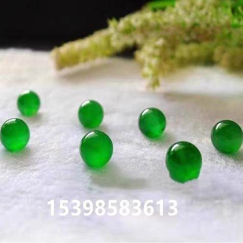 天然缅甸老坑A货翡翠冰种阳绿圆珠子辣绿散珠帝王绿单颗玉石手串,淘宝优惠券,粉丝福利购,淘宝优惠卷
