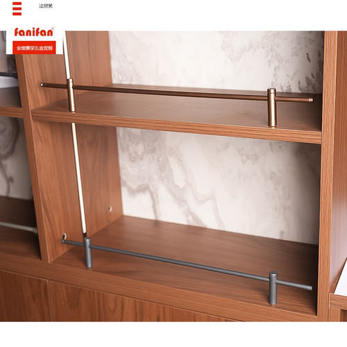 8mm铝合金圆管护栏木柜围栏护栏档杆多功能装饰杆支撑杆极简档杆 - 图2