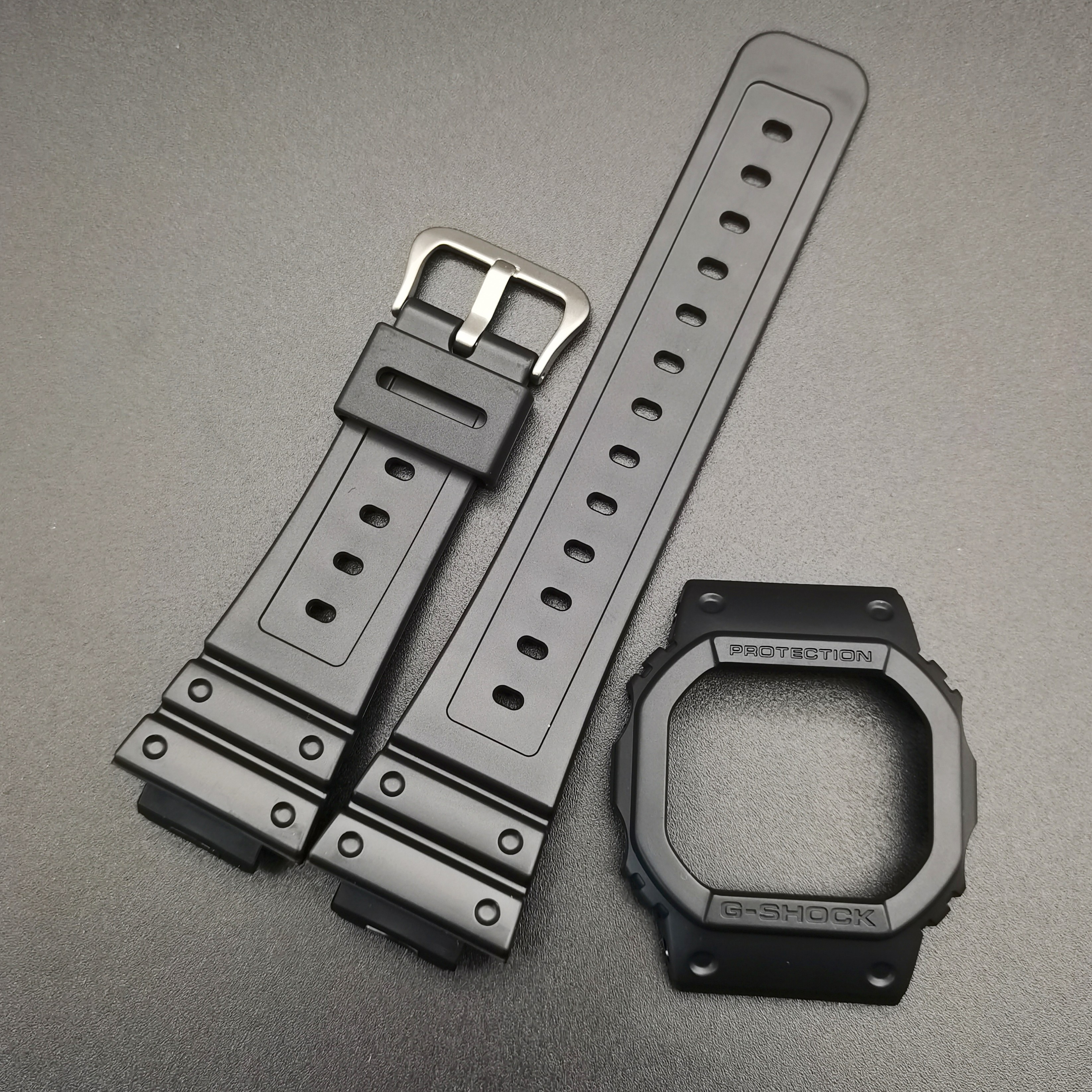 卡西欧原装表带DW-5600/GW-B5600 GW-5000 DW-B5600树脂表壳表带 - 图2