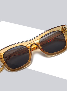 近视墨镜可配有带度数眼镜黑框潮