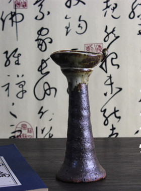 宋代陶瓷酥油灯仿古代中式煤油灯