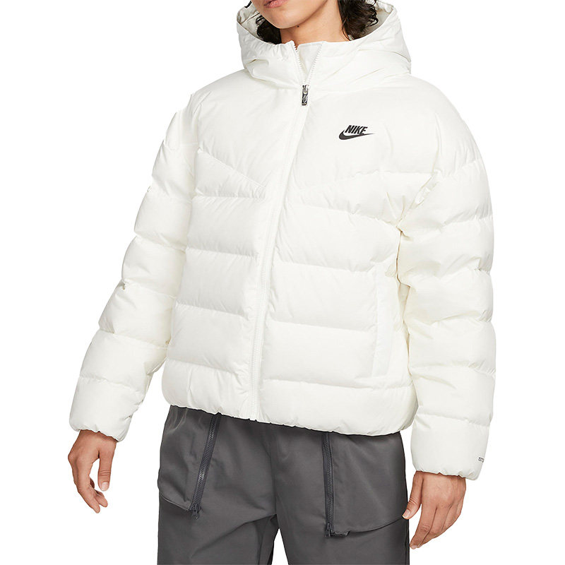 Nike/耐克羽绒服女运动休闲加厚保暖连帽短款羽绒夹克外套DQ5904,淘宝优惠券,粉丝福利购,淘宝优惠卷