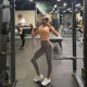 legging瑜伽裤女裸感高腰提臀外穿紧身打底跑步健身裤女蜜桃臀