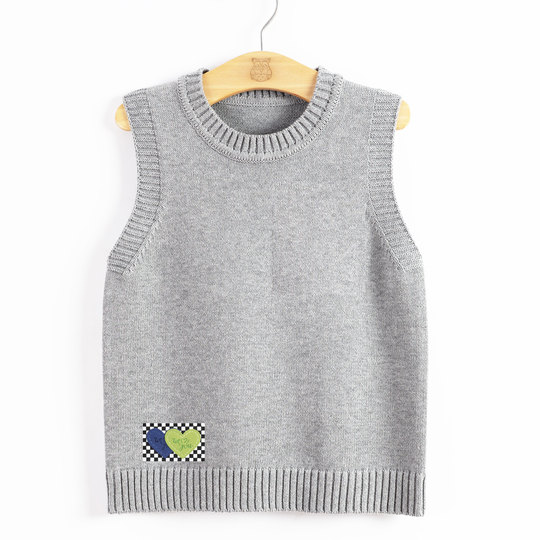 Children's wool vest korean style spring and autumn