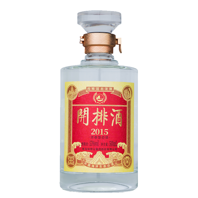 酒厂自营琅琊台白酒53度开排酒500mL高度浓香型送礼粮食酒