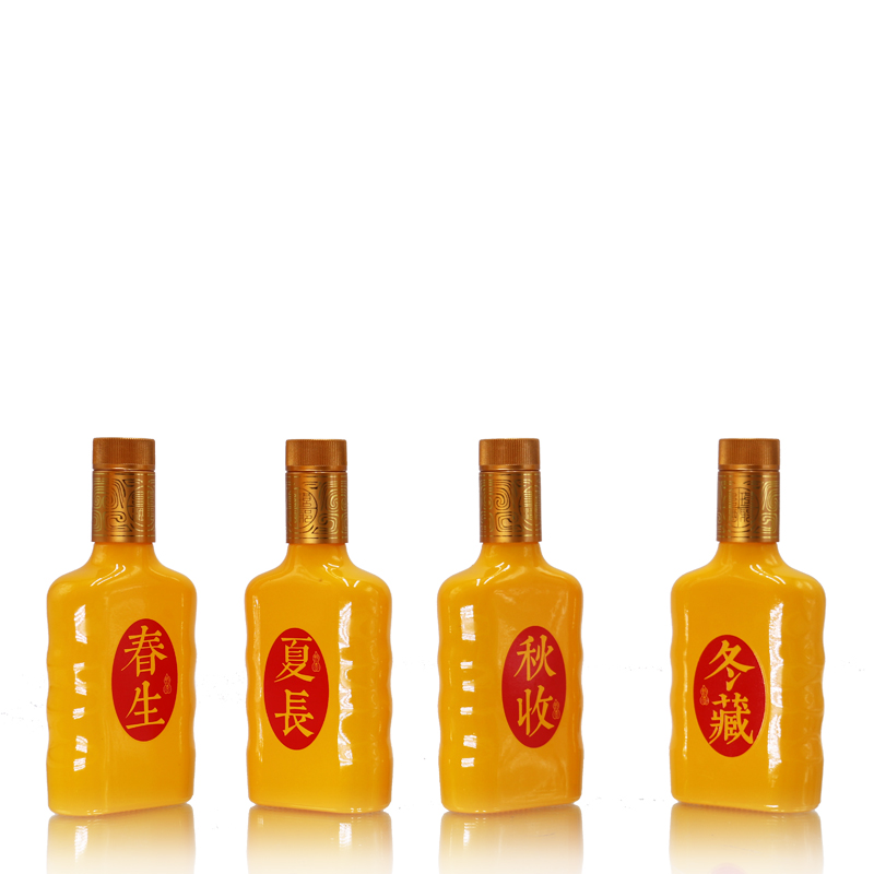 琅琊台白酒高度酒70度四时原酒礼盒110mL*4瓶粮食酒送礼白酒礼盒
