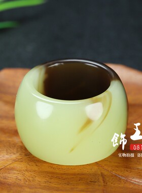 新疆和田玉糖玉扳指男款大拇指指环戒指文玩扳指天然玉石玉石雕刻