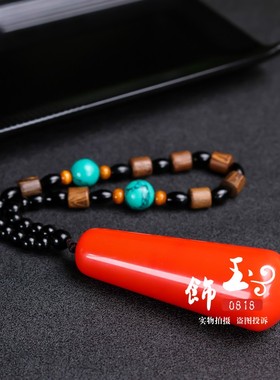 新疆玉石把玩件和田玉红玉原石