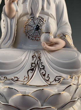 陶瓷太上老君神像德化瓷蚂蚁福运