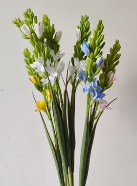 仿真晚香玉夜来香家居装饰婚庆用品风信子花苞百子莲假花仿真花