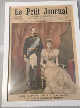 西洋古董1900年法国画报装