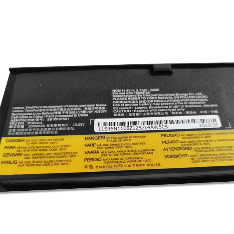 适用于联想SB10K97582 6芯高容量61+ 4400mah笔记本电池01AV424 - 图2