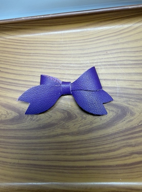 纯手工diy羊皮真皮迷你蝴蝶花发夹鞋子搭配花花配件钥匙扣装饰