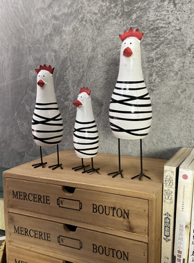 工艺儿童房电视柜动物桌面摆件