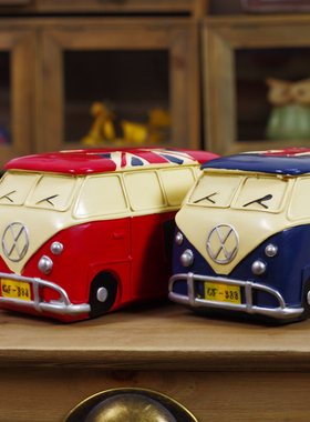 英伦巴士儿童房情侣存钱罐