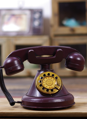 复古老式模型酒柜摄影道具电话机