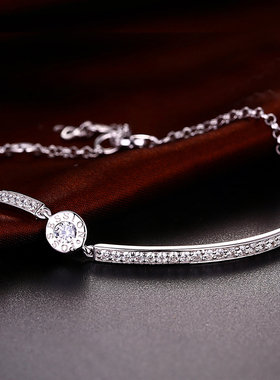 小众银饰品手链女同款