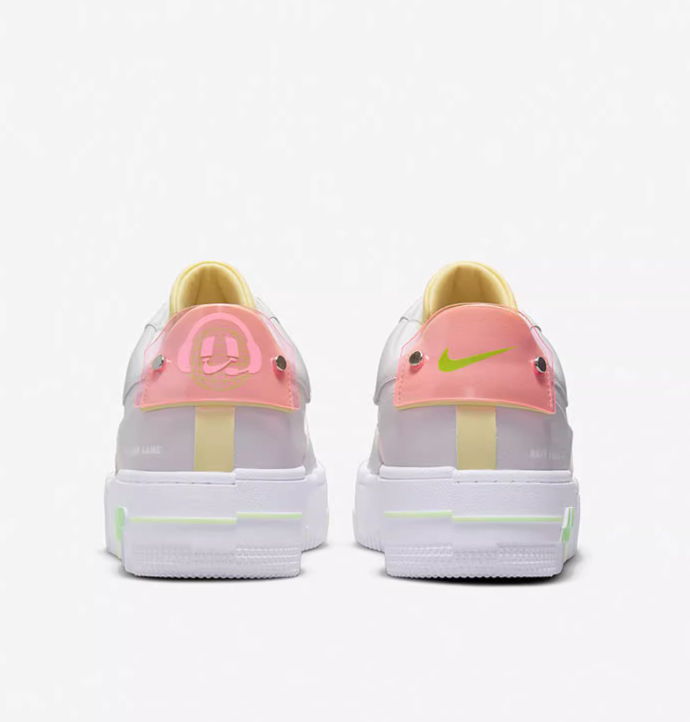 Nike 耐克Air Force 1 空军马卡龙色荧光低帮女子板鞋 DO2330-511 - 图3