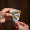 Ru Kiln Pomegranate Pattern Tea Set Gift Box Set