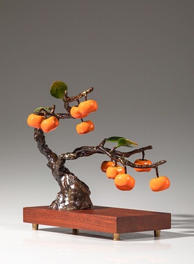 事事如意黄铜摆件高级感