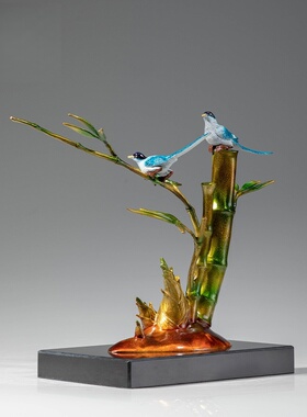 黄铜竹子摆件节节高升乔迁送礼