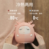 Бутылка с горячей водой самка теплая рука, силикон желудка, милый маленький инъекция воды Студент мультфильм плюшевые маленькие ирригационные бутылки с теплой водой