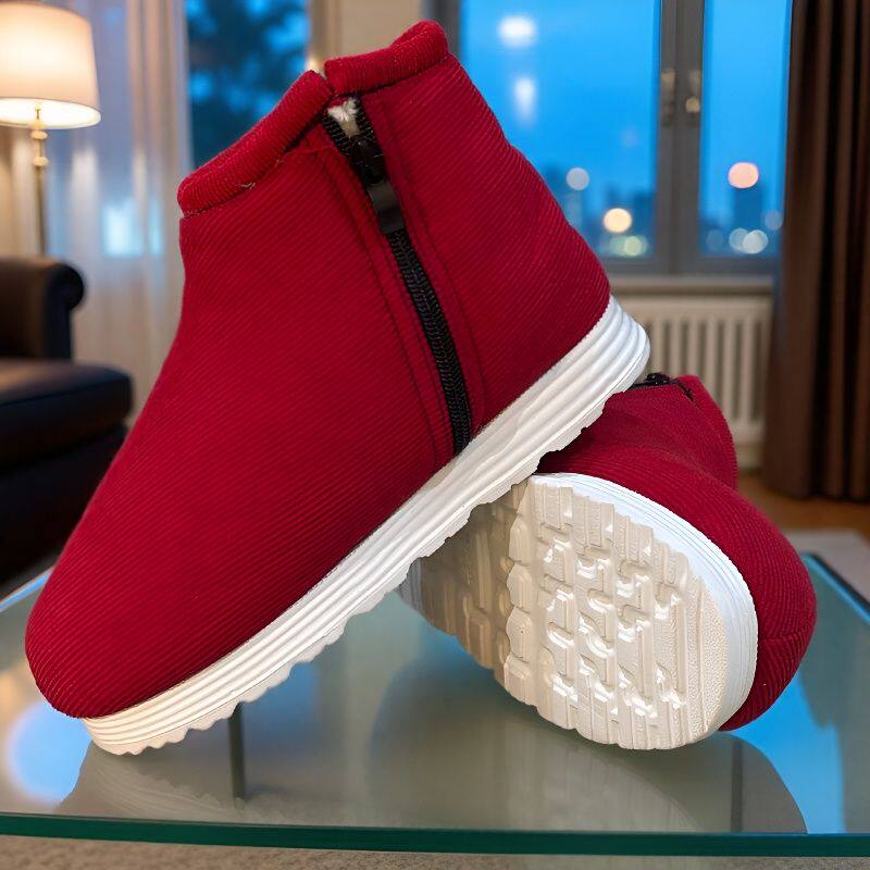 湖北恩施手工棉鞋冬季老式男女居家加厚加绒防滑包跟防滑老人棉拖,淘宝优惠券,粉丝福利购,淘宝优惠卷