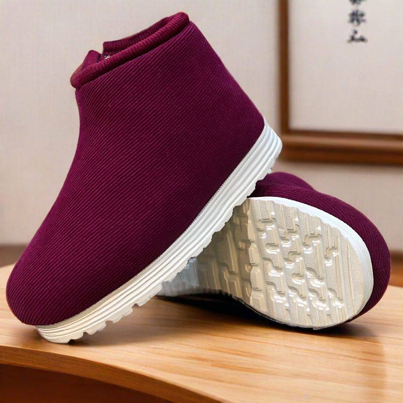 湖北恩施手工棉鞋冬季老式男女居家加厚加绒防滑包跟防滑老人棉拖,淘宝优惠券,粉丝福利购,淘宝优惠卷