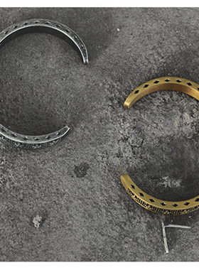 欧美风ins李荣浩复古五角星手环