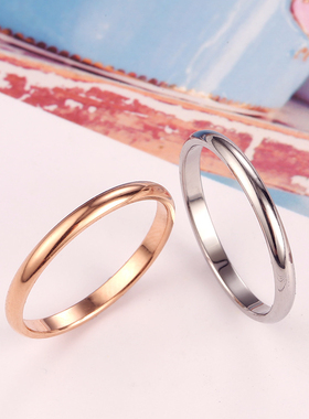 跑男蔡徐坤同款戒指细款高级感