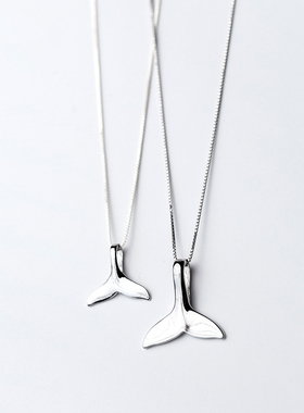 前任3项链美人鱼尾ins潮风吊坠