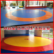 Wrestling Mat Competition High Play Double Face Suede China Style Wrestling Gallery Freestyle Wrestling Mat Loose training cover sheet