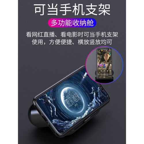 Amoi/夏新 F9按键款无线蓝牙耳机5.2双耳入耳式运动跑步防触摸版 - 图2