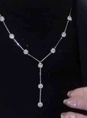 闪钻字酷风新精品轻奢简约项链