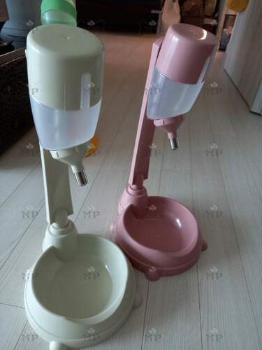 现货~韩国正品Purmi可调高度宠物猫狗喝水饮水器水碗500ml - 图1