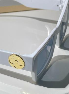 无聊了戴个挑逗眼镜! 大小眼不对称拽拽的墨镜 不规则太阳眼镜