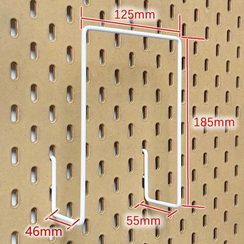 Perforated board letter rack notebook storage compatible with one store