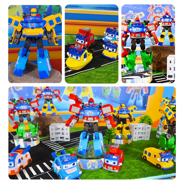 Variety School Bus Children's Toy Goethe Transforming Robot
