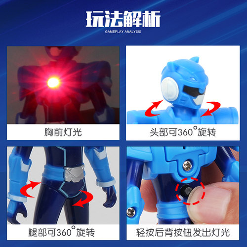 迷你特工队X变形玩具光之枪露西塞米弗特麦克斯秘密套装全套男孩S - 图3