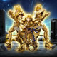 Bruco Gold Saint Seiya Beyond Edition Leo Aioria assembled model building block hand-made toy