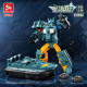 Xinle new alloy version nautical deformation bison hovercraft