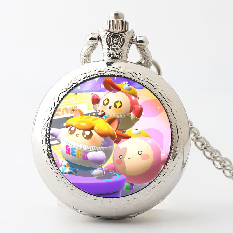 蛋仔派对手表怀表学生儿童挂表翻盖挂脖钟表时间电子礼物