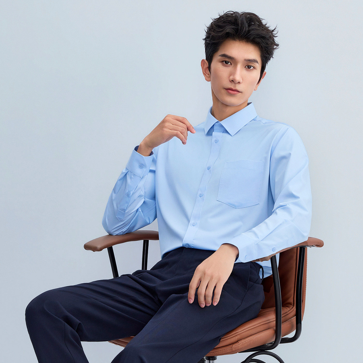 HLA/海澜之家衫及凉感长袖正装白衬衫26春夏新款通勤透气衬衣男装,淘宝优惠券,粉丝福利购,淘宝优惠卷