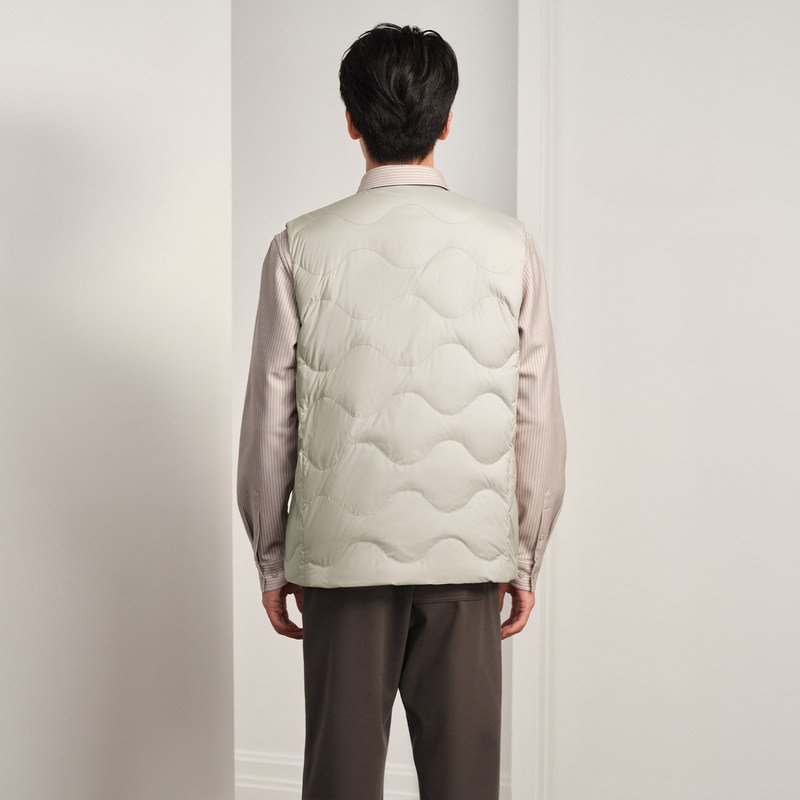 HLA/海澜之家轻商务羽绒马甲内胆秋冬内搭保暖黑色轻薄外套男,淘宝优惠券,粉丝福利购,淘宝优惠卷