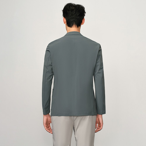 HLA/海澜之家防晒休闲西服柔软平驳领春夏季无痕便服时尚单西男装 - 图3